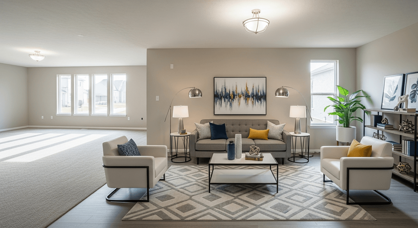 Kuzhina: para vs pas home staging-ut virtual