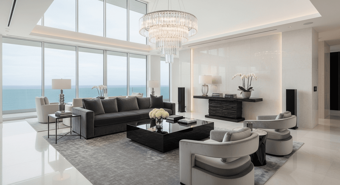 Elegantný luxusný home staging so sofistikovanou tonalitou