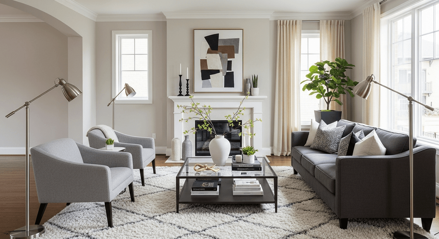 cuisine : avant vs après home staging virtuel