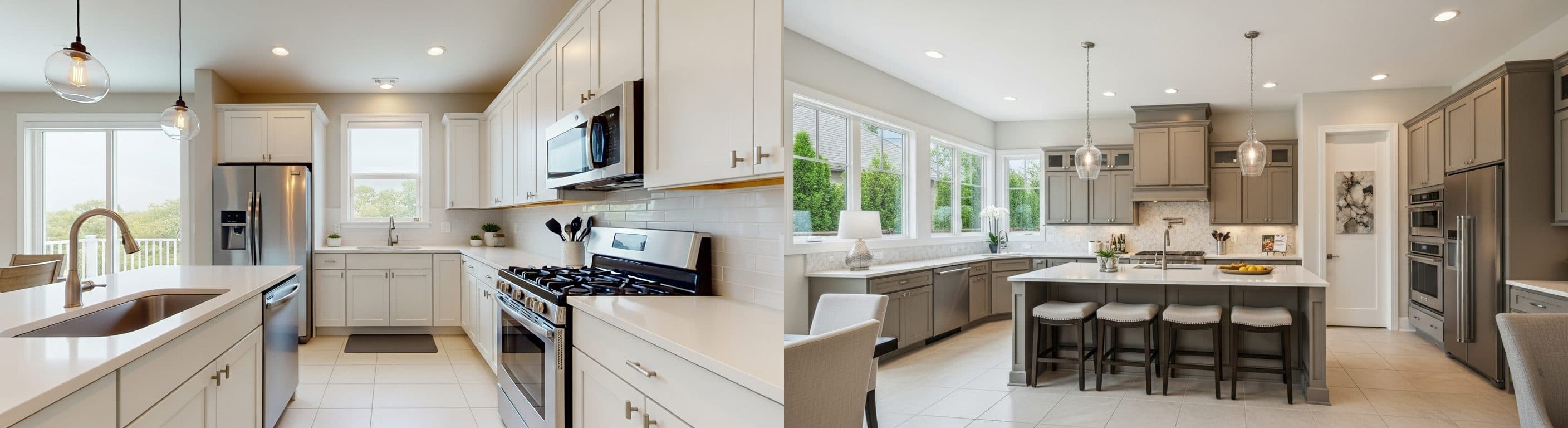 konyha: virtuális lakberendezés előtt vs után