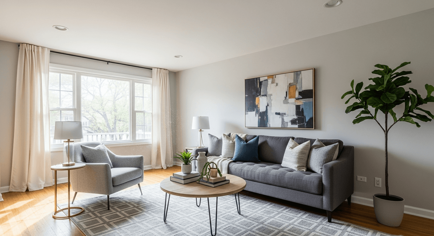 غرفة النوم: قبل وبعد التنسيق الافتراضي