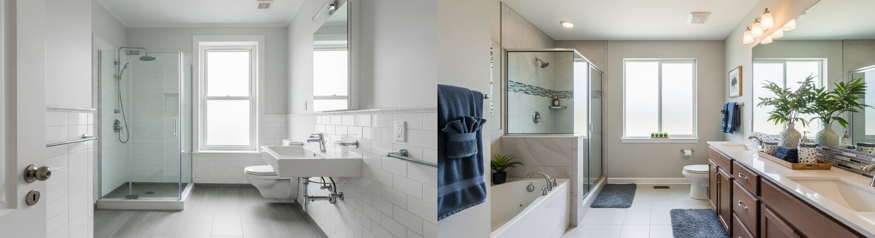 حمام: قبل وبعد التنسيق الافتراضي