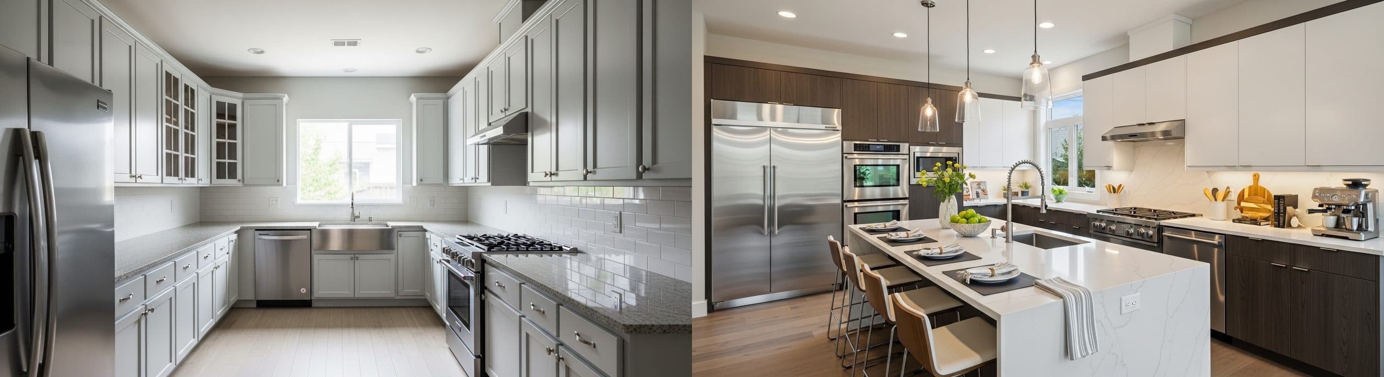 Kuhinja: prije vs poslije virtualnog staginga