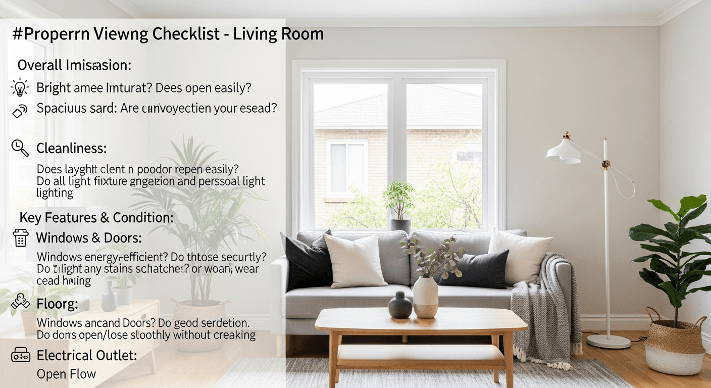 Dobro uređen dnevni boravak spreman za razgledavanje nekretnine